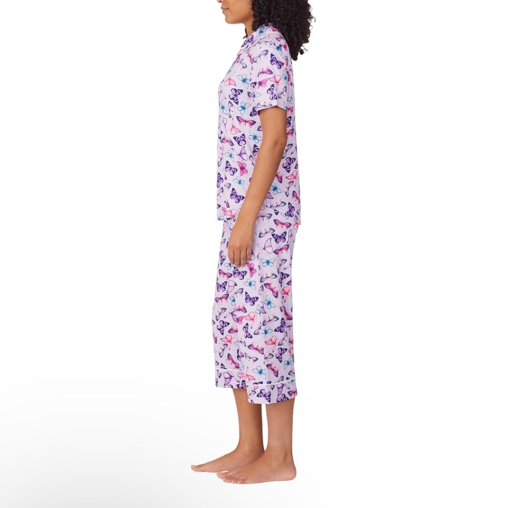 NWT Room Service Ladies' Notch Collar Pajama Set, Purple, 3X-Large